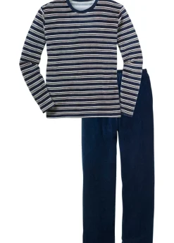 Pyjama en velours doux à manches longues
