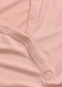 Pyjashort finement côtelé