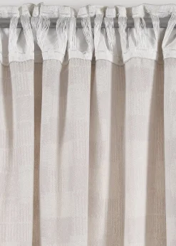 Rideau en coton tissé jacquard (1 pce)