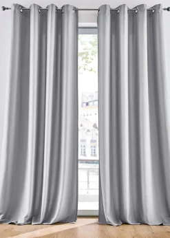 Rideau en microfibre (2 pces)