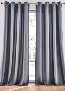 Rideau en microfibre (2 pces)