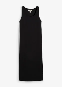 Robe à bretelles en coton extensible