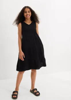 Robe à bretelles en gaze de coton douce