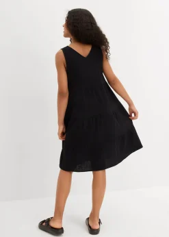 Robe à bretelles en gaze de coton douce