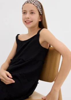 Robe 100% coton à bretelles