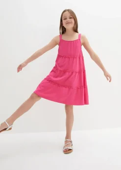 Robe 100% coton à bretelles
