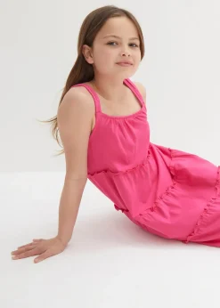 Robe 100% coton à bretelles