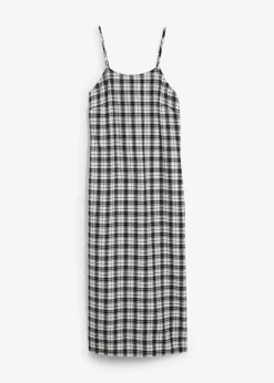 Robe à fines bretelles en flanelle 100% coton
