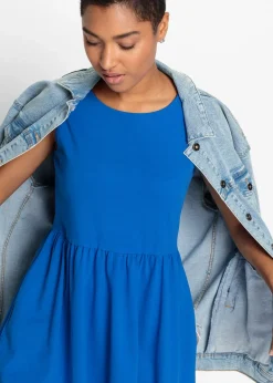 Robe à poches en jersey 100% coton