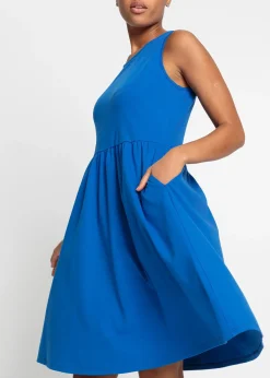 Robe à poches en jersey 100% coton