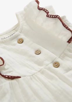 Robe bébé en gaze 100% coton
