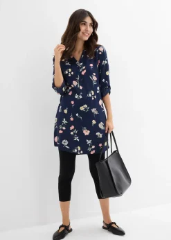 Robe blouse 2en1 de grossesse et d'allaitement en viscose
