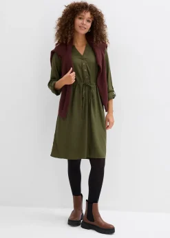 Robe blouse en viscose fluide