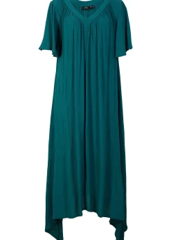 Robe caftan en crêpe