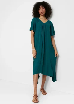 Robe caftan en crêpe