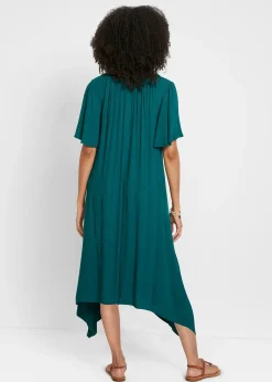 Robe caftan en crêpe