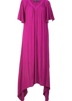 Robe caftan en crêpe