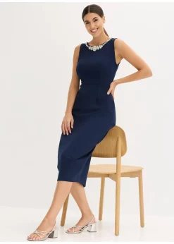 Robe cocktail avec strass