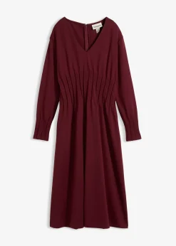 Robe confortable avec plis décoratifs
