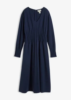 Robe confortable avec plis décoratifs