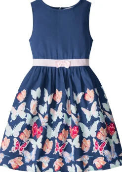 Robe courte à jupe trapèze