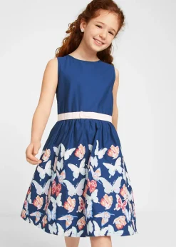 Robe courte à jupe trapèze