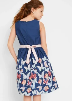 Robe courte à jupe trapèze