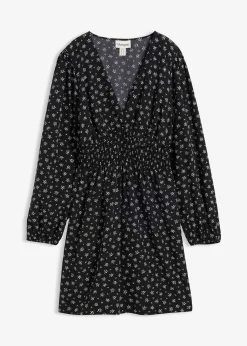 Robe courte à manches bouffantes
