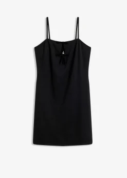 Robe courte avec nœuds en velours
