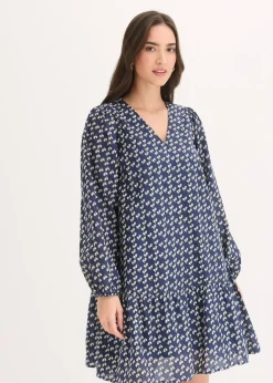Robe courte effet froissé