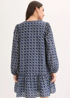 Robe courte effet froissé