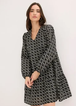 Robe courte effet froissé