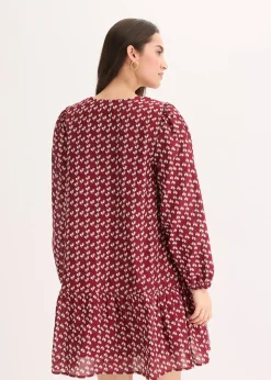 Robe courte effet froissé