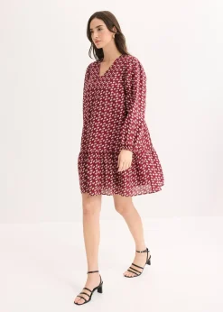 Robe courte effet froissé