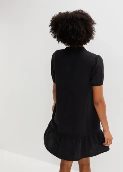 Robe courte en gaze de coton