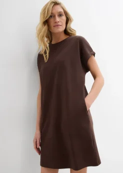 Robe courte en interlock épais