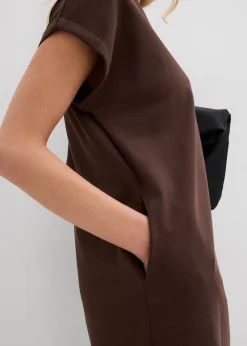 Robe courte en interlock épais