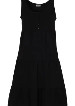 Robe courte en jersey coton