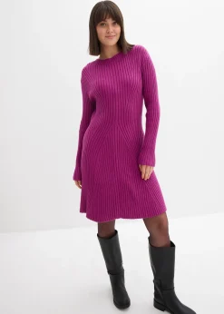 Robe courte en maille douce