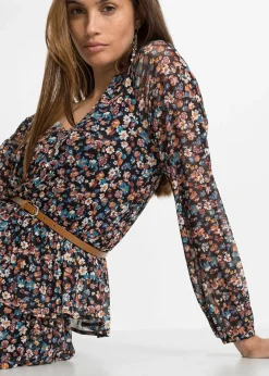 Robe courte en mesh