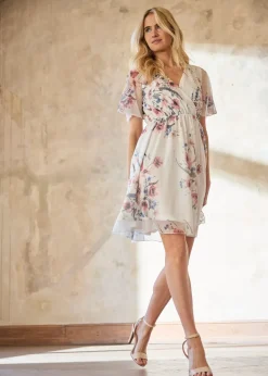 Robe courte en mesh