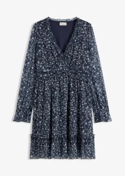 Robe courte en mesh