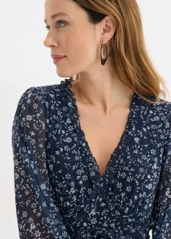 Robe courte en mesh