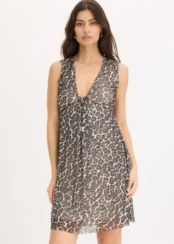 Robe courte en mesh