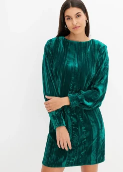 Robe courte en velours