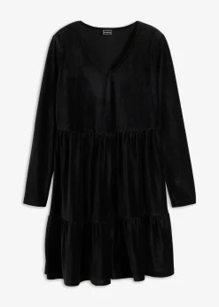 Robe courte en velours extensible