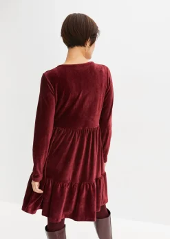 Robe courte en velours extensible