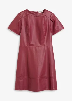 Robe courte enduite