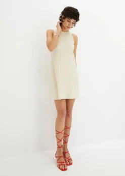 Robe côtelée en coton