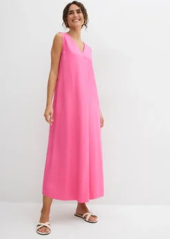 Robe débardeur en viscose fluide